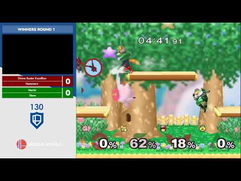House of Smash 130 - DBE & Hammern vs Martin & Stave - WR1 - Melee Doubles