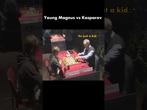Young Magnus Surprises Kasparov at the Chess Table!