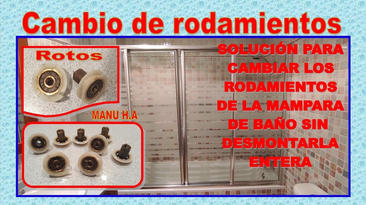 Watch Mampara de baño, como cambiar los rodamientos rotos Now Mampara de baño, como cambiar los rodamientos rotos