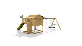 Dětský domeček Monkey´s Home Chatrč pirát Storm