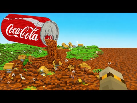 Minecraft, Mais le COCA-COLA MONTE TOUTES LES MINUTES !