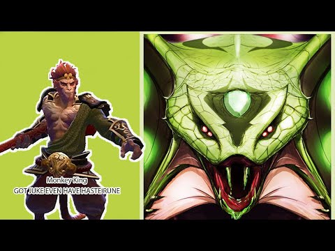 DOTA 2 INVINCIBLE #Shorts - HASTE MONKEY KING GOT JUKED BY LVL 5 VENOMANCER
