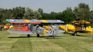 preview picture of video 'Fokker Dr.I dal parcheggio rulla alla posizione attesa prima del decollo'