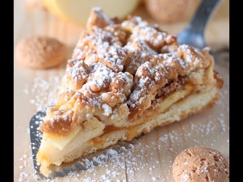 Sbriciolata mele e amaretti