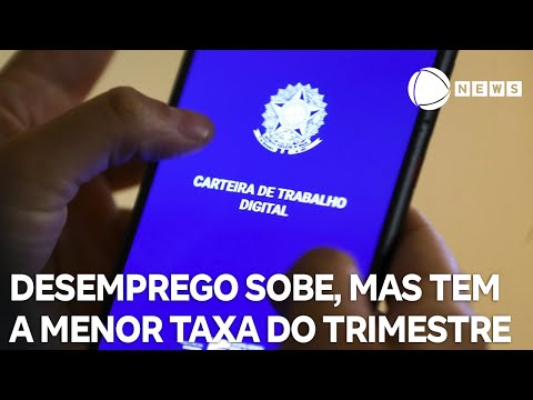 Desemprego sobe a 7%, mas é o menor valor para o 1º trimestre desde 2012