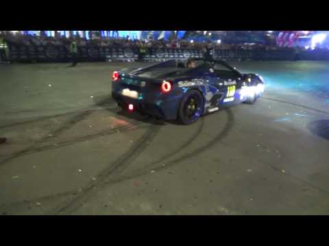 GUMBALL 3000 2017 Josh Cartu crazy donuts in Tirana
