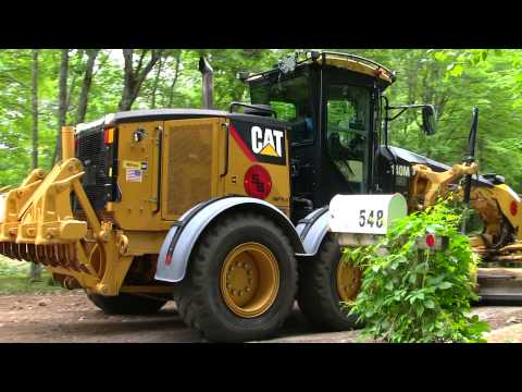Cat 140M Grading New Road