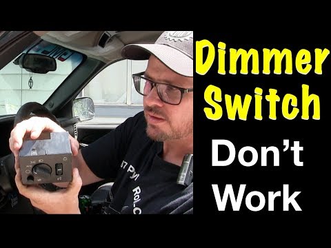 How To Replace Headlight:Dimmer Switch 2003   2007 GMC:Chevy Truck