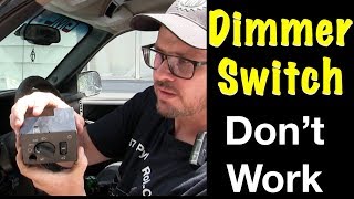 How To Replace Headlight:Dimmer Switch 2003   2007 GMC:Chevy Truck