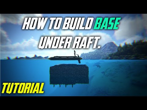 ARK: How to Build Hidden BASE Under Raft!