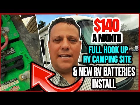$140 A Month Full Hook Up RV Camping Site & New RV...