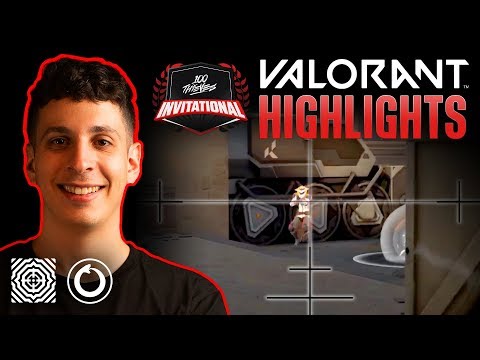 PRO CS PLAYER WRECKS VALORANT PROS | Steel 100 Thieves Invitational Highlights