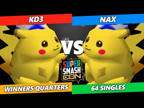 SSC 2022 Winners Quarters  - KD3 (Pikachu, Captain Falcon) Vs. Nax (Pikachu) Smash 64 Tournament