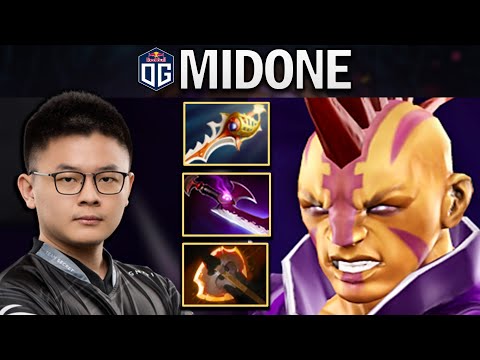 OG.MIDONE ANTI-MAGE WITH MIRACLE'S BUILD - DOTA 2 7.27 GAMEPLAY