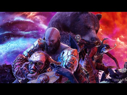 God of War Ragnarok - Kratos Vs. Hrist & Mist Boss Fight (4K 60FPS)