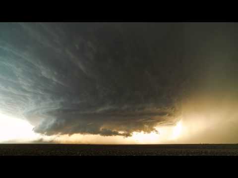 Het ontstaan van een tornado bij Booker, Texas