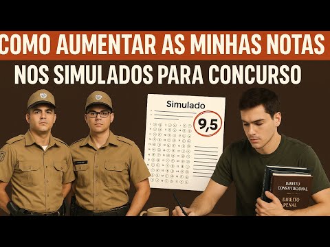 COMO AUMENTAR MINHAS NOTAS NOS SIMULADOS? #pmba #pmal #concurso