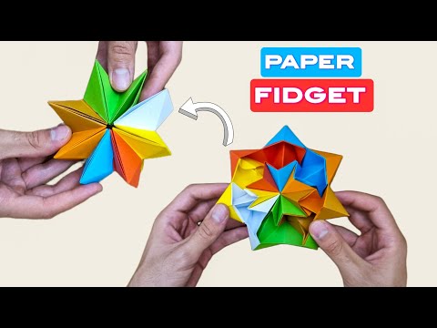 How to Make a DIY Magic Paper Fidget Toy Crafts