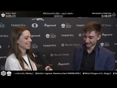 FIDE's decision on Karjakin looks odd, to say the least! | Daniil Dubov | FIDE Grand Prix | Round 2