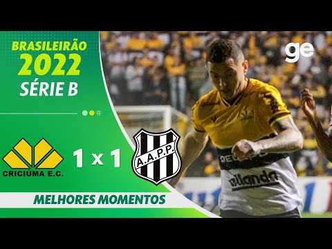 Gols e lances de Criciúma x Ponte Preta