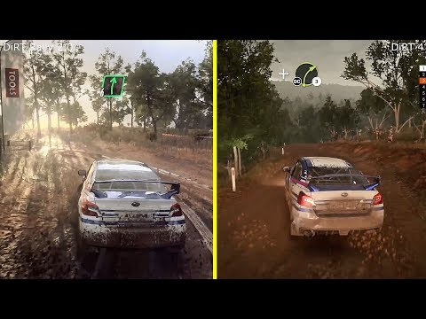 DiRT Rally 2.0 vs DiRT 4 Graphics Comparison