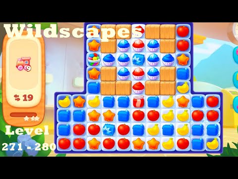 Wildscapes Level 271- 280 HD Walkthrough | Gameplay | 3 - match game | ios | android | pc | app