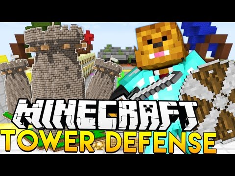 TOWER DEFENSE IN MINECRAFT!? | JeromeASF