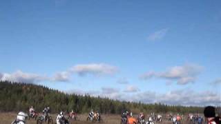 preview picture of video 'Kitee GNCC 2009 - Karjalan kankailla cross country - yleinen & B start'