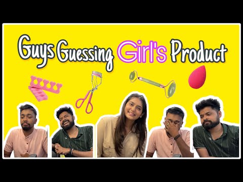 Quizzing My guy Friends about female Products | Krina Pathak