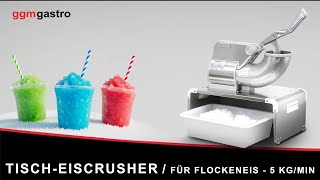 Broyeur à glace - 5,0kg/min - 350W - Acier inoxydable