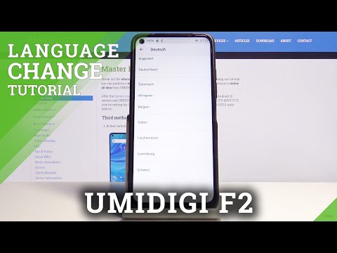 How to Change Language on UMIDIGI F2 - Language Settings