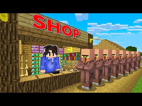 Opening a DIAMOND STORE in Minecraft