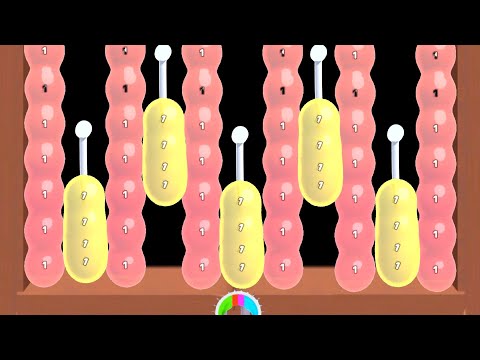 Relaxing & Satisfying Mobile Game Melty Bubble - jelly 2048 ball Gameplay walkthrough part 11