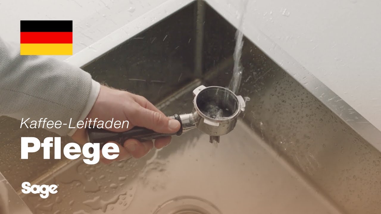 Ausspülen der Siebeinsätze