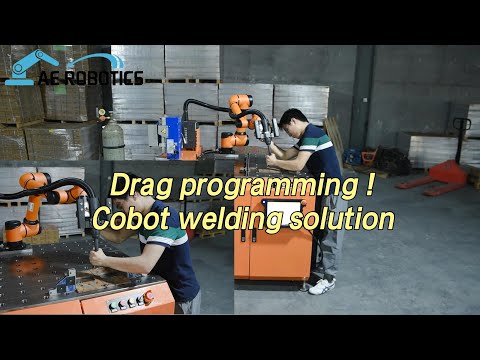 Cobot Welding Station IMOS-W-I5-350-1000C video