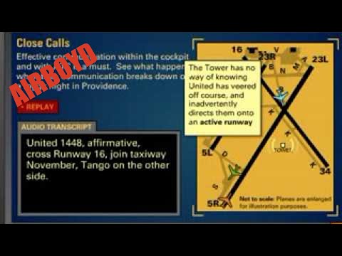 Runway Incursion Providence, Rhode Island FAA Animation