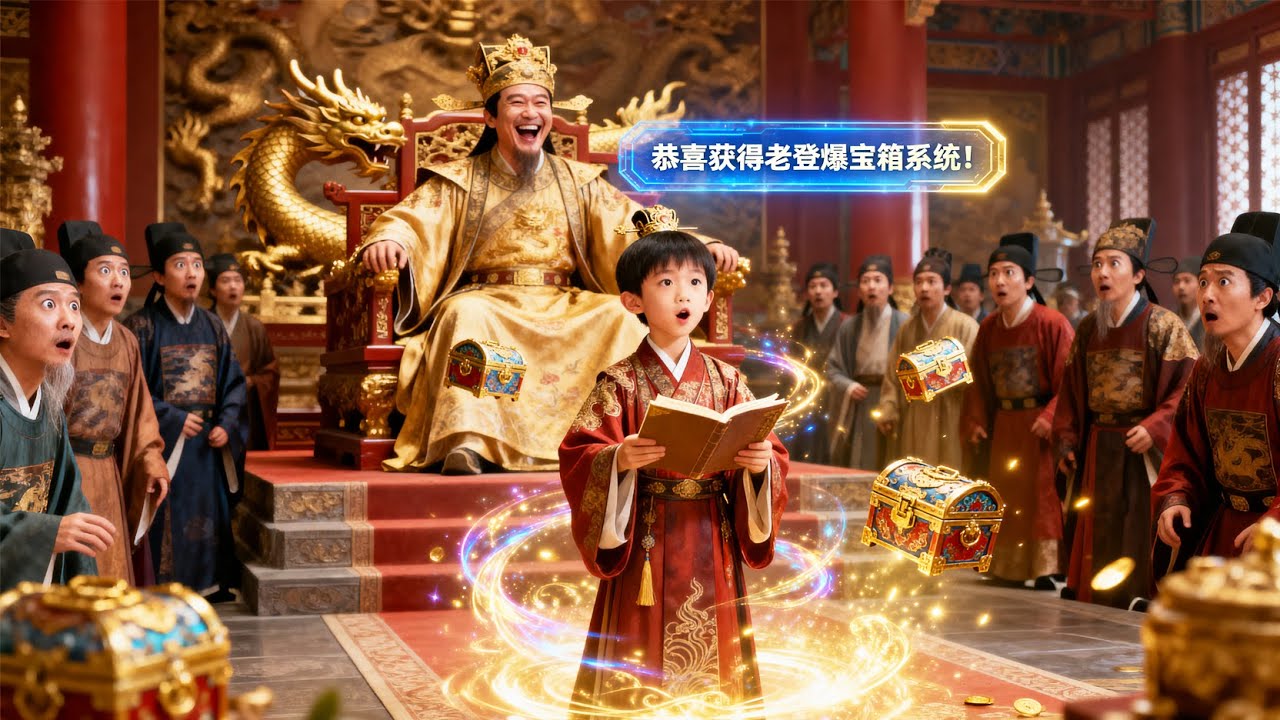 "現代マッサージ師が6歳皇子に転生！ツンデレ皇帝を揺さぶり宝箱爆連発👑🔥