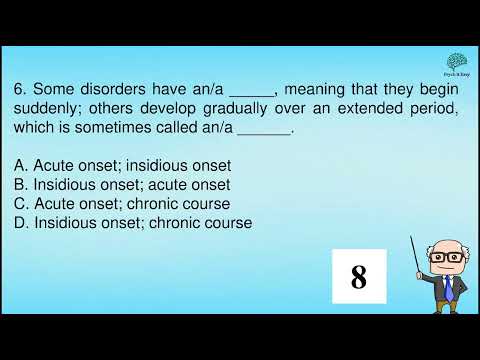Abnormal Psychology Review Quiz (Part 2) | Psych It Easy