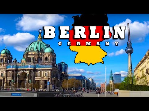 Berlin, Germany - Spring  City Walk - 4K/60fps HDR - Virtual Walking Tour