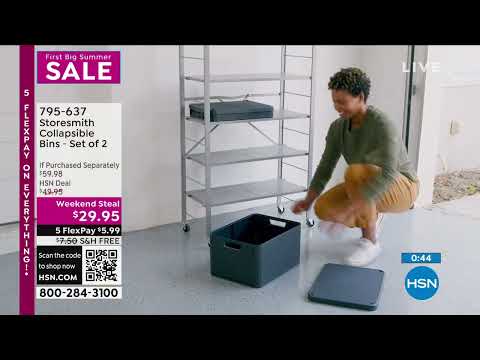 HSN | Organize Your Living Space - First Big Summer Sale 05.29.2023 - 02 PM