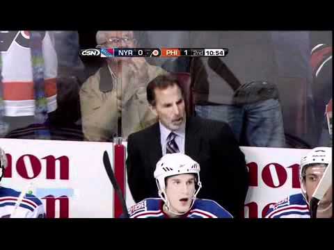Goal Nikolay Zherdev  0-1  (  New York Rangers- Philadelphia Flyers) 18 dec 2010