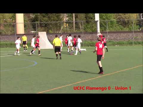U15 2006 UCFC Premier Flamengo 210502 vs Union SC Dragons