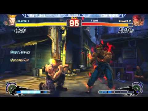 [4/6/13] Michigan Ranbats: SSF4 Grand Finals: SRM|Slinkun vs. CORN|alucarD