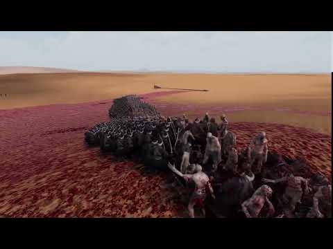 1000 Mongolian soldiers VS 1000 Zombies - Ultimate epic battles simulator 2 | UEBS 2