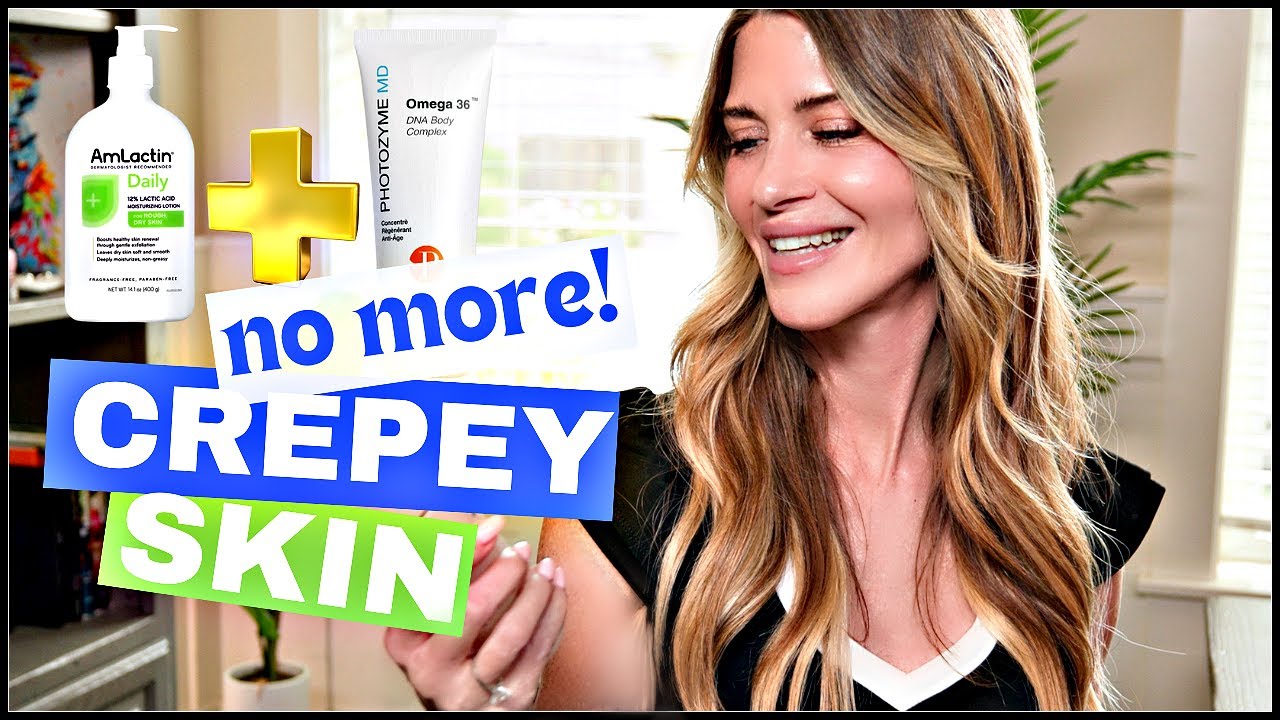 IMPROVE crepey skin with this EASY routine!!