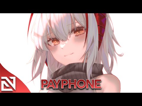 【Nightcore】Payphone (Lyrics) \\ Alema & Robbe