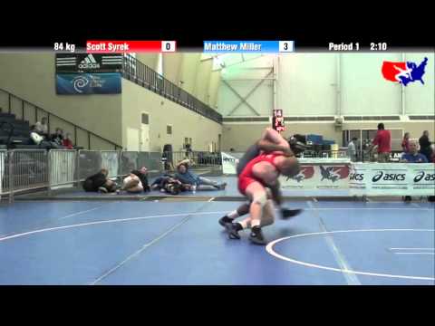 Scott Syrek vs. Matthew Miller at 2013 ASICS University Nationals - FS