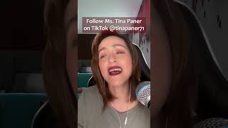 Tina Paner sings It&#39;s The Lover (Not The Love) - Tiffany ​❤️ #shorts #shortsvideo #tinapaner