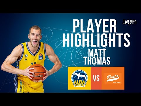 🤒Sick! Matt Thomas (18 points) Highlights vs. RASTA Vechta | easyCredit BBL | Dyn Basketball