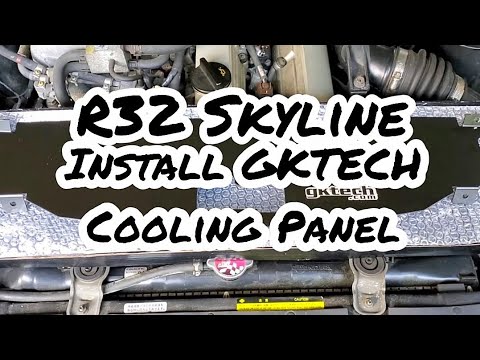 R32 Skyline - Install GKtech Cooling Panel